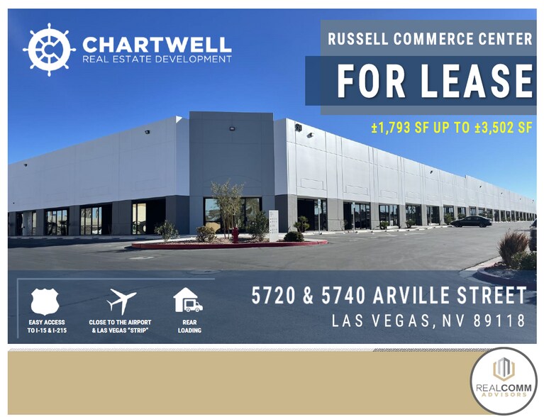 5720 Arville St, Las Vegas, NV for lease - Building Photo - Image 1 of 5