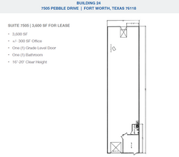 2501-2519 Gravel Dr, Fort Worth, TX for lease Floor Plan- Image 1 of 1