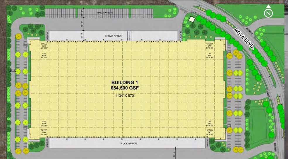 13005 Moya Blvd, Reno, NV for lease - Site Plan - Image 3 of 4