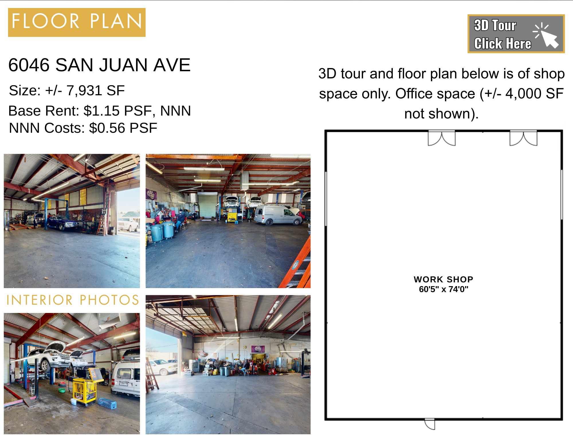 6026-6048 San Juan Ave, Citrus Heights, CA for lease Interior Photo- Image 1 of 2