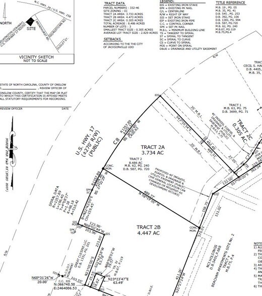 245 Wilmington, Jacksonville, NC 28540 3.73 Acres next to SECU