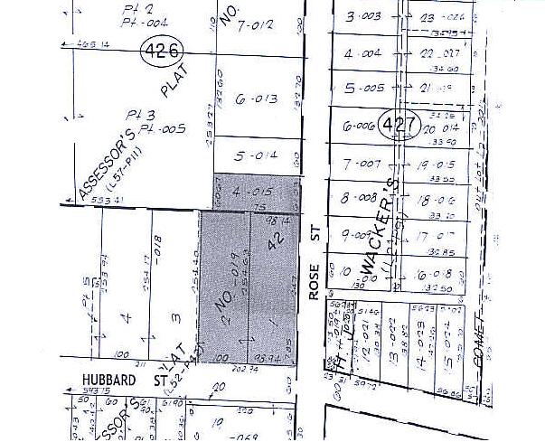 340-350 Hubbard St, Mount Clemens, MI for sale - Plat Map - Image 3 of 3