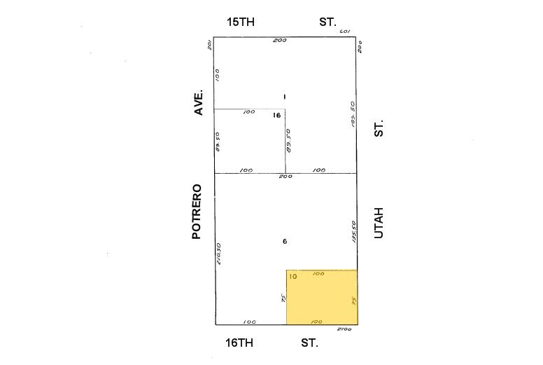 280-290 Utah St, San Francisco, CA for lease - Plat Map - Image 3 of 4