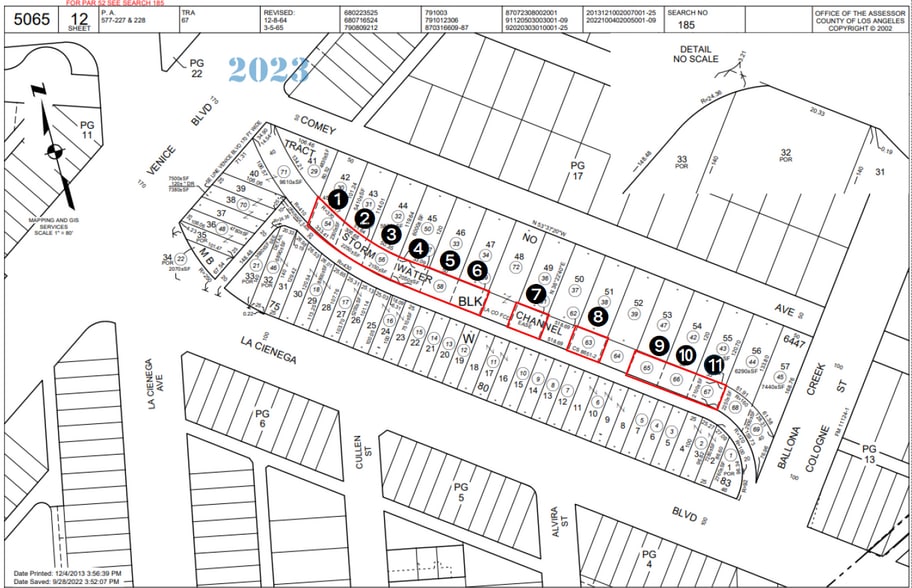 2600 La Cienega Blvd Aly, Los Angeles, CA for sale - Site Plan - Image 1 of 1