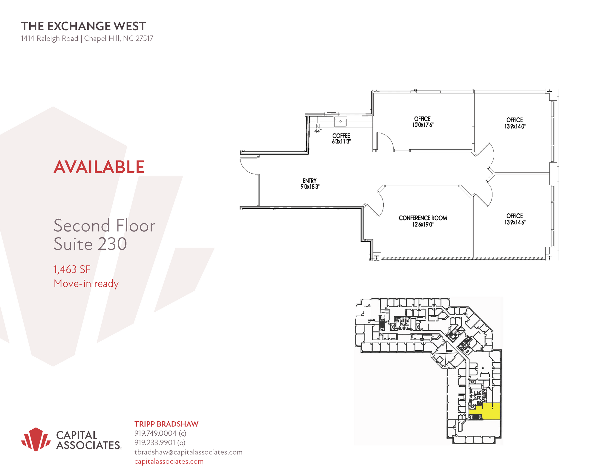 1414 Raleigh Rd, Chapel Hill, NC for lease Floor Plan- Image 1 of 1