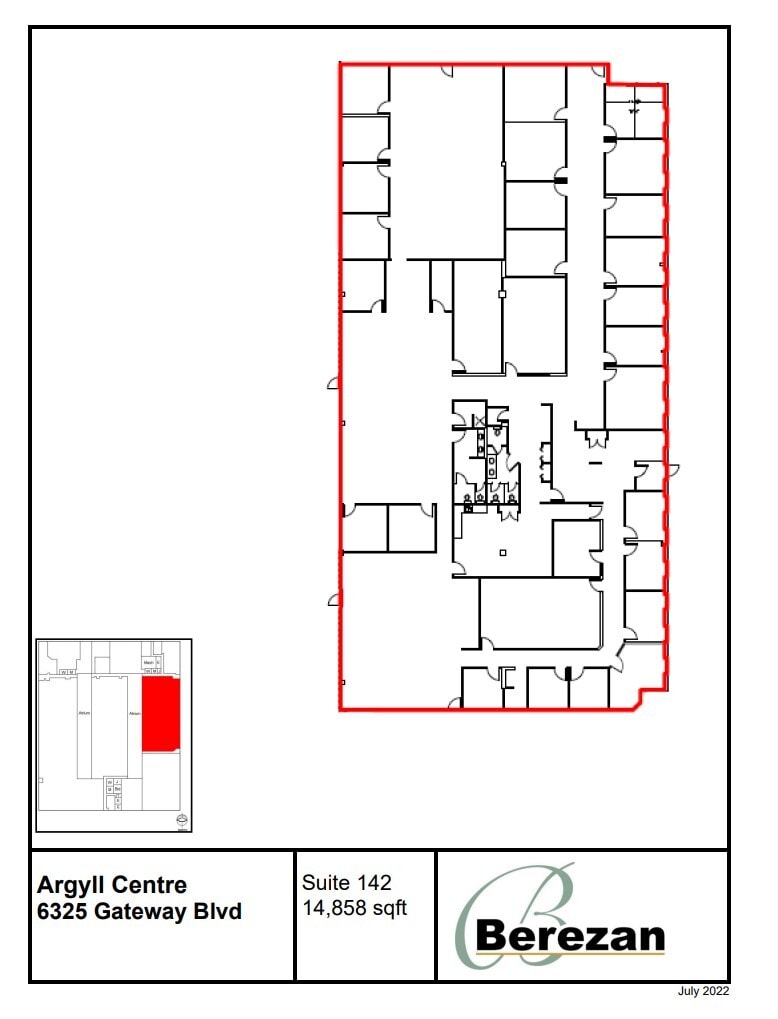 6325 Gateway Blvd NW, Edmonton, AB for lease Floor Plan- Image 1 of 1