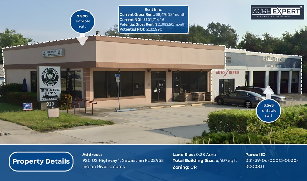 920 US 1 Hwy, Sebastian, FL for sale - Building Photo - Image 1 of 1