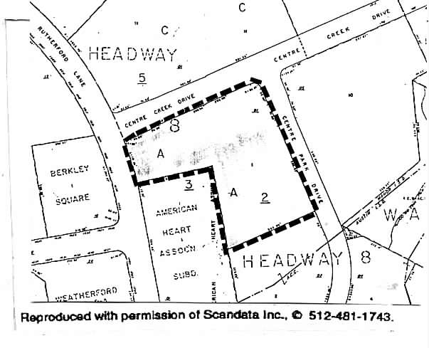 1609 Centre Creek Dr, Austin, TX for lease - Plat Map - Image 3 of 6