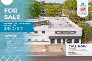 308 W College St, Pulaski TN - Retail Space
