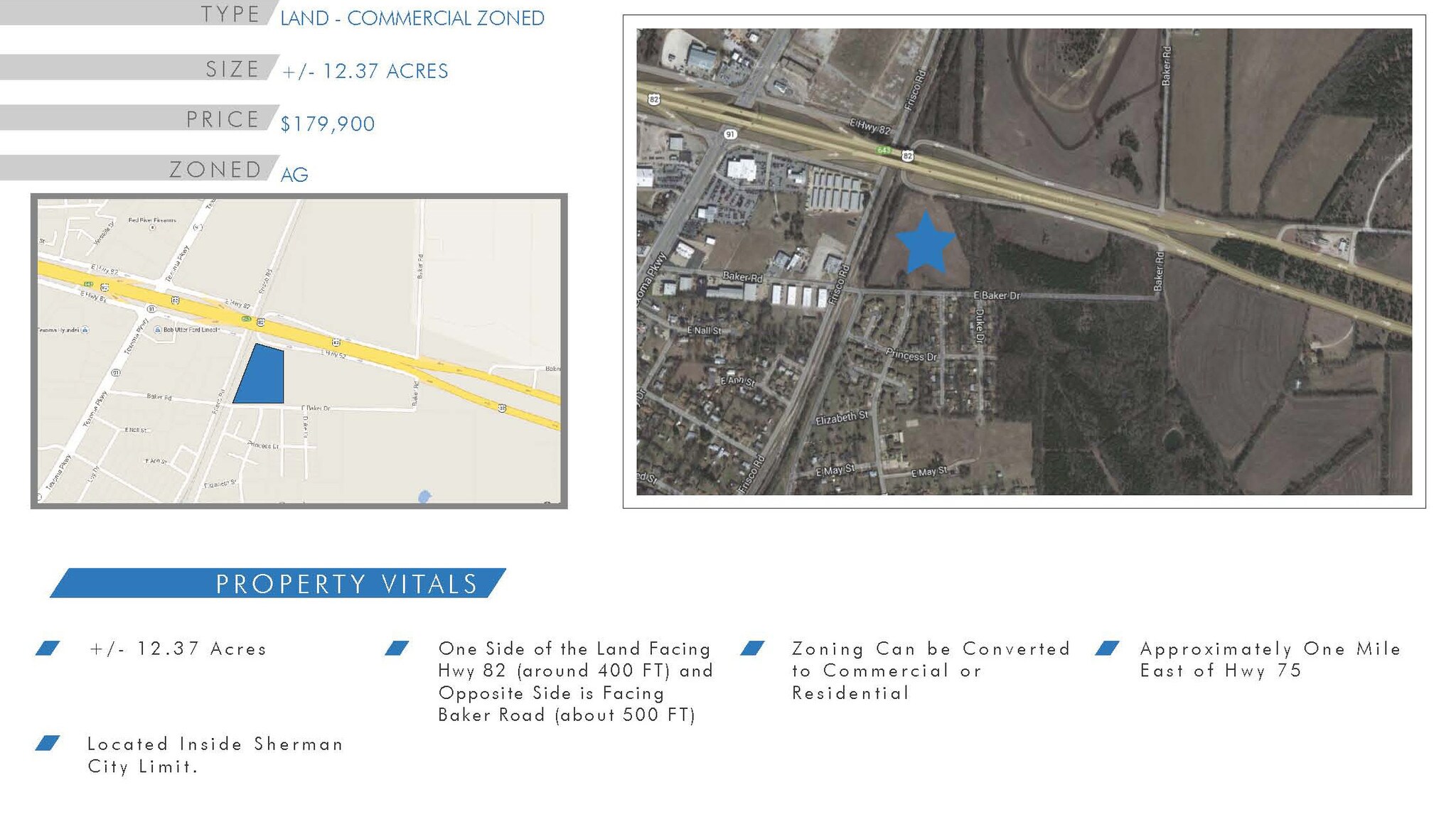 N Frisco, Sherman, TX for sale Building Photo- Image 1 of 1