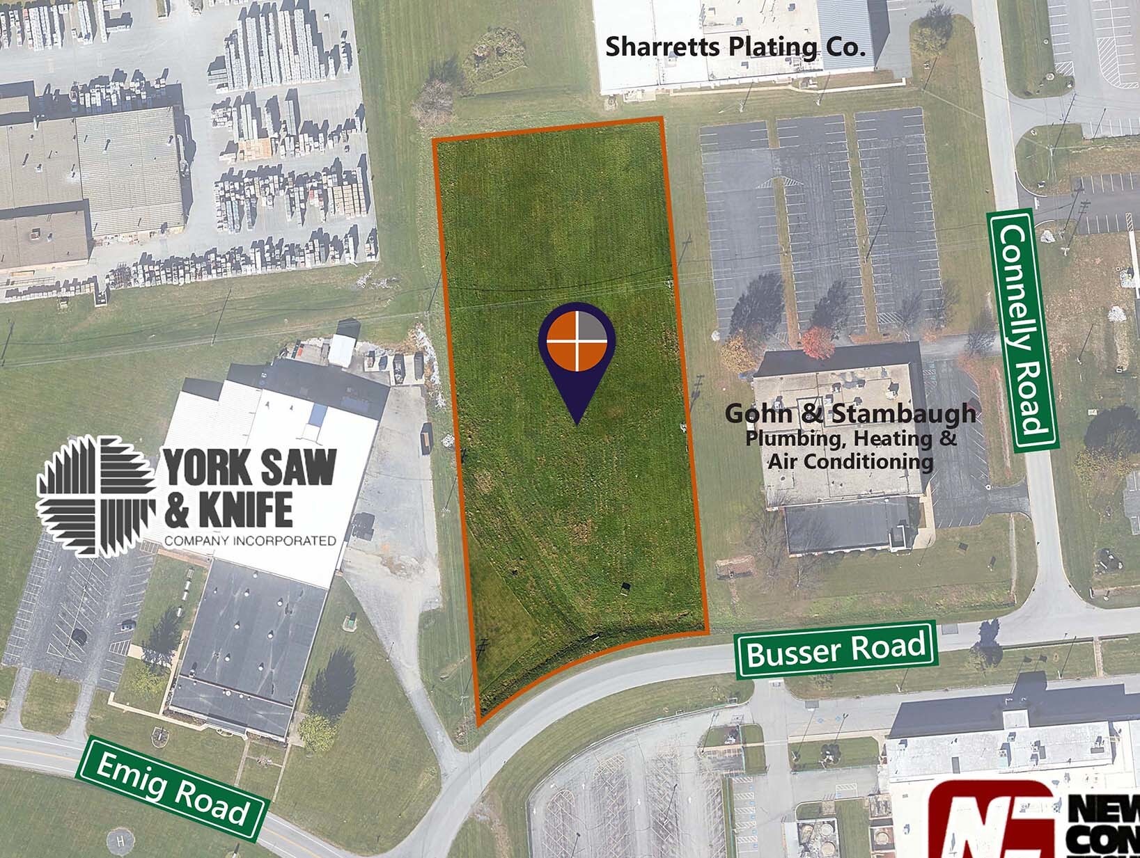 Busser Rd & Connelly Rd, Emigsville, PA 17318