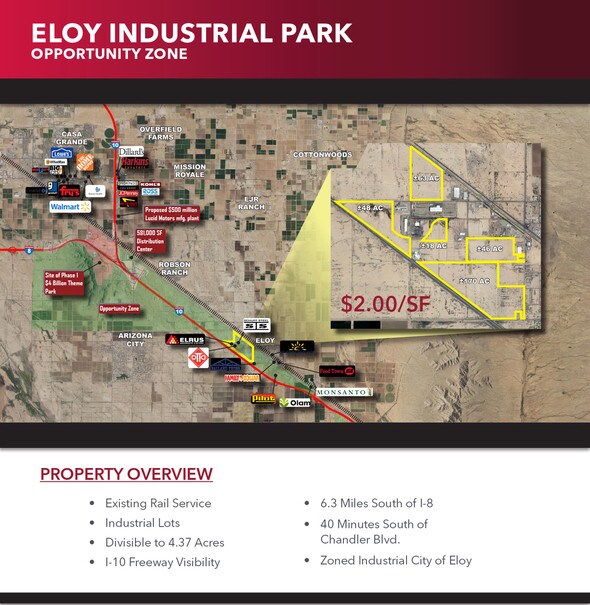 Tweedy Rd & Chambers Rd, Eloy, AZ for sale Building Photo- Image 1 of 1