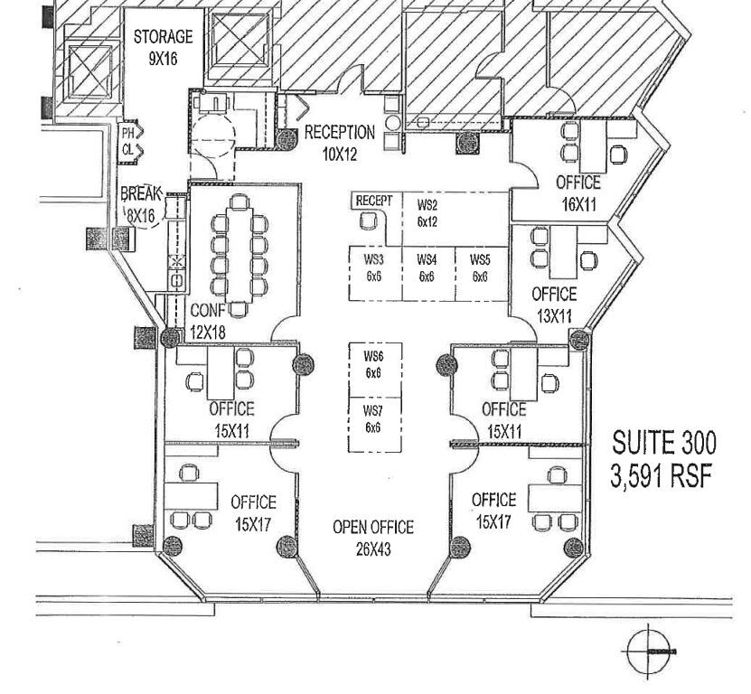 1030 N Clark St, Chicago, IL for lease Floor Plan- Image 1 of 1