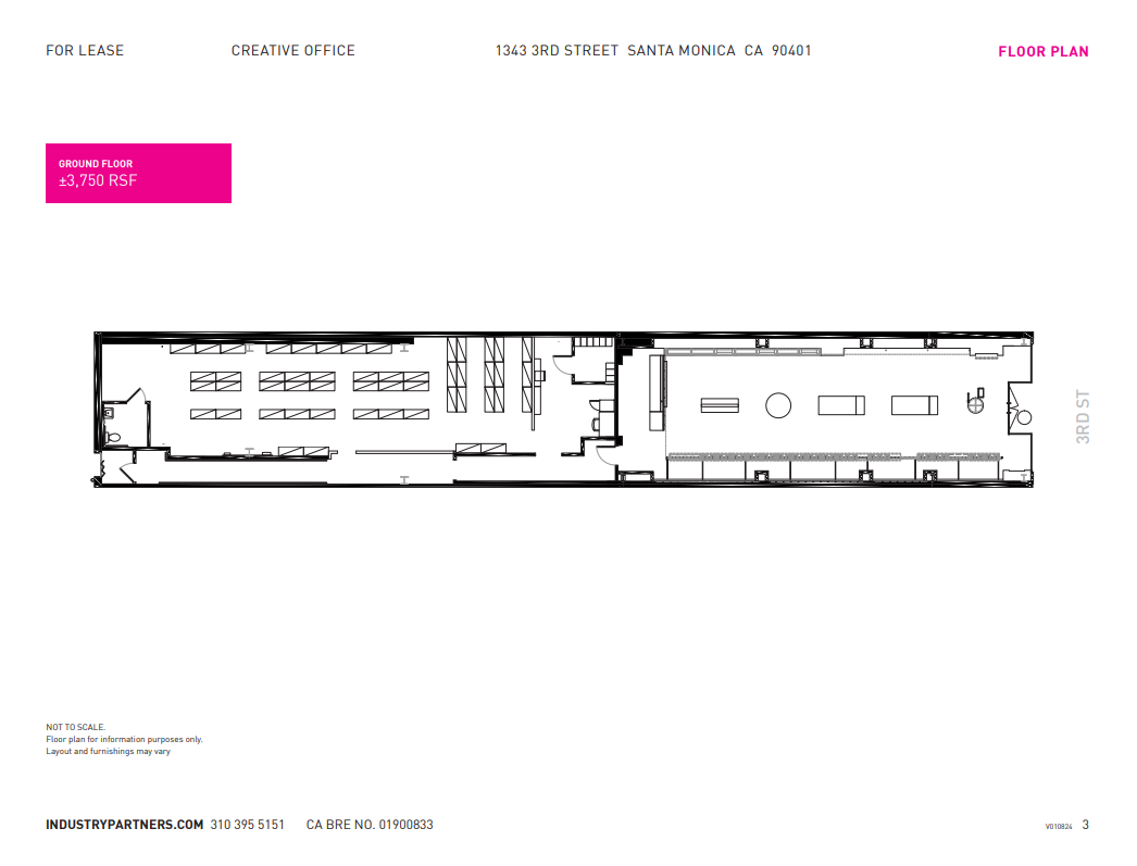 1343-1349 3rd Street Promenade, Santa Monica, CA for lease Floor Plan- Image 1 of 1