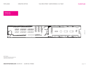 1343-1349 3rd Street Promenade, Santa Monica, CA for lease Floor Plan- Image 1 of 1