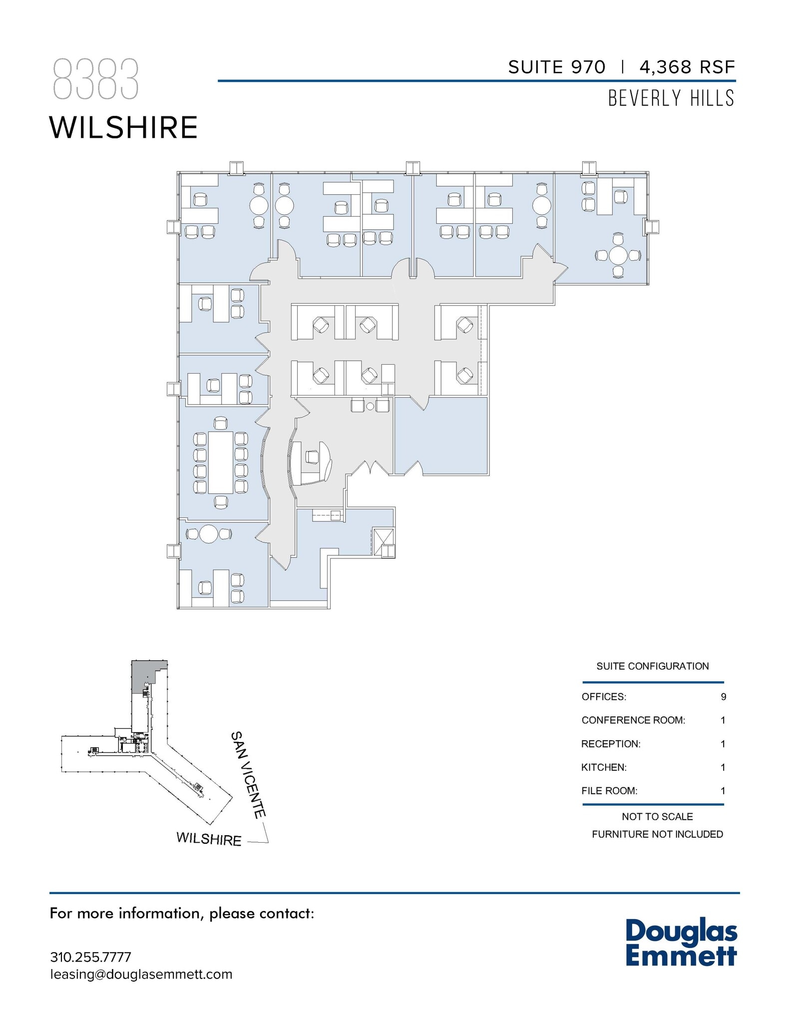 8383 Wilshire Blvd, Beverly Hills, CA for lease Floor Plan- Image 1 of 1