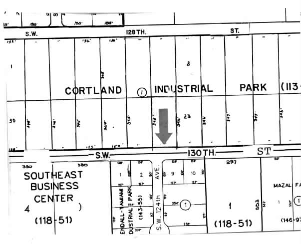 12441 SW 130th St, Miami, FL for lease - Plat Map - Image 3 of 3