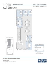 11990 San Vicente Blvd, Los Angeles, CA for lease Floor Plan- Image 2 of 2