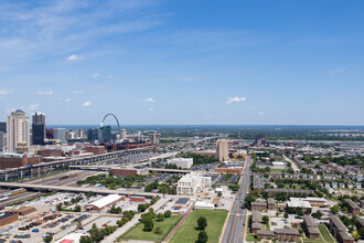 1310 Papin St, Saint Louis, MO - aerial  map view