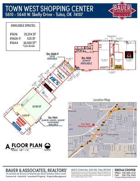 5610-5648 W Skelly Dr, Tulsa, OK for lease - Site Plan - Image 3 of 10