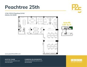 1718-1720 NW Peachtree St, Atlanta, GA for lease Site Plan- Image 2 of 5