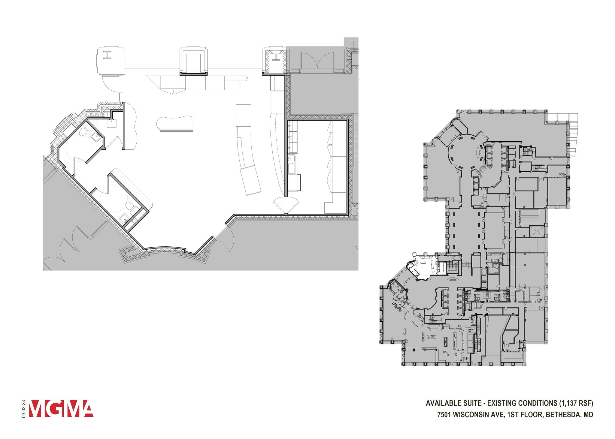 7501 Wisconsin Ave, Bethesda, MD for lease Floor Plan- Image 1 of 1