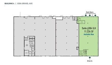 6304 Gravel Ave, Alexandria, VA for lease Floor Plan- Image 1 of 1