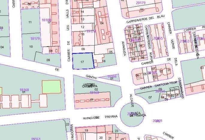 Carrer Gandhi, 8, Lleida, Lérida for sale - Plat Map - Image 2 of 2