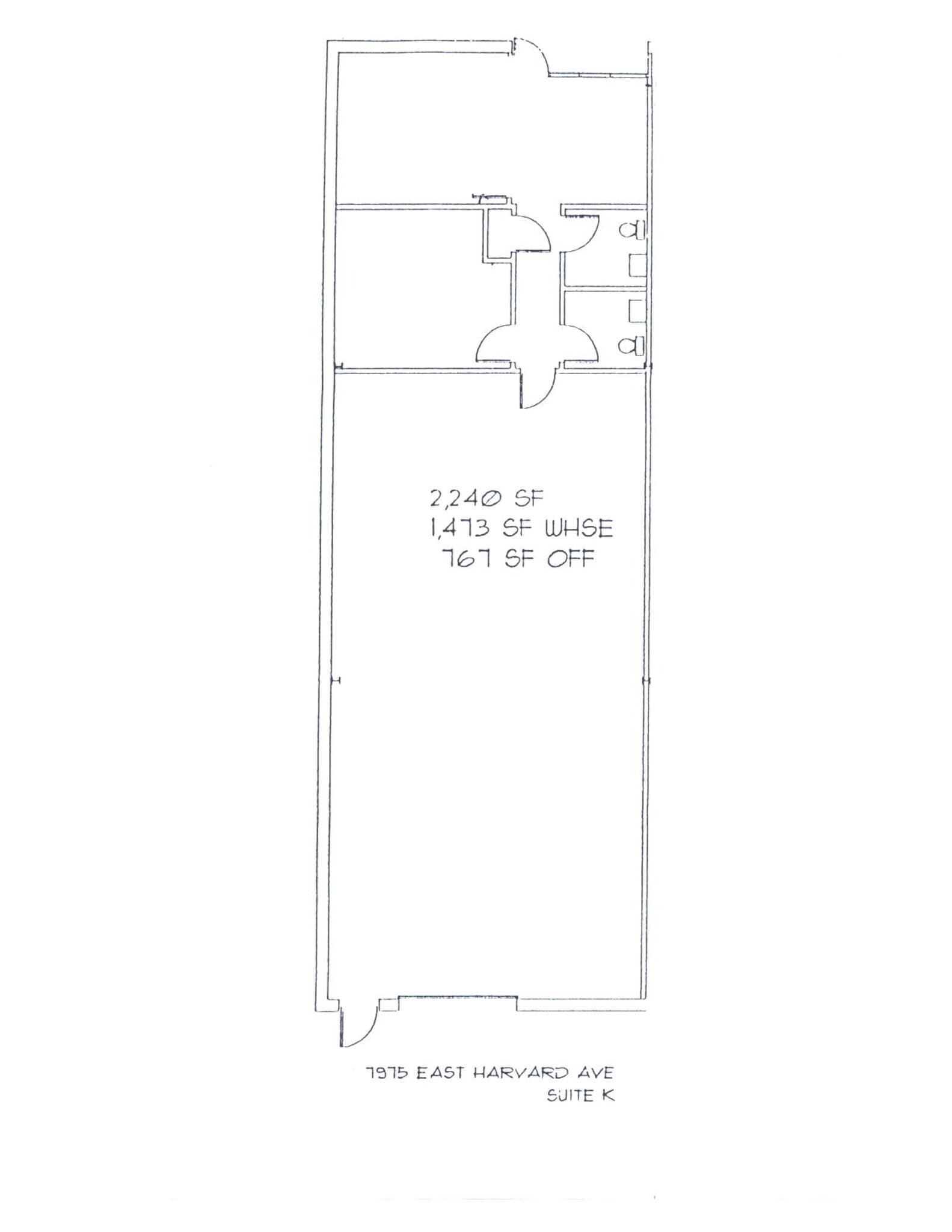 7925 E Harvard Ave, Denver, CO for lease Site Plan- Image 1 of 1