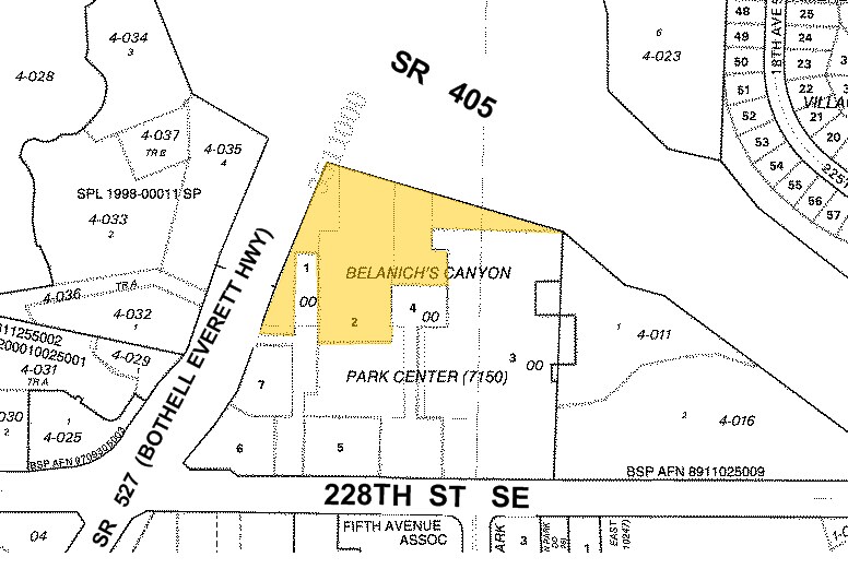 22621 Bothell Everett Hwy, Bothell, WA for lease - Plat Map - Image 3 of 3
