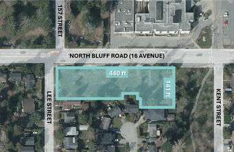 15738 N Bluff Rd, White Rock, BC - aerial  map view