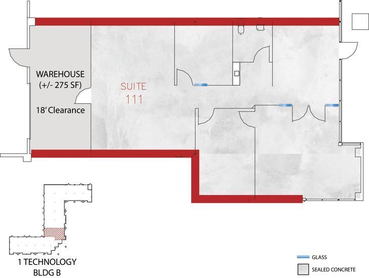 1 Technology Dr, Irvine, CA for lease Floor Plan- Image 1 of 1