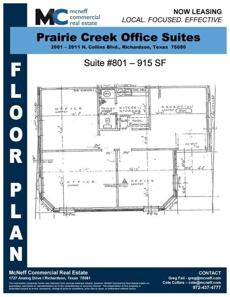 2011 N Collins Blvd, Richardson, TX for sale - Floor Plan - Image 3 of 12
