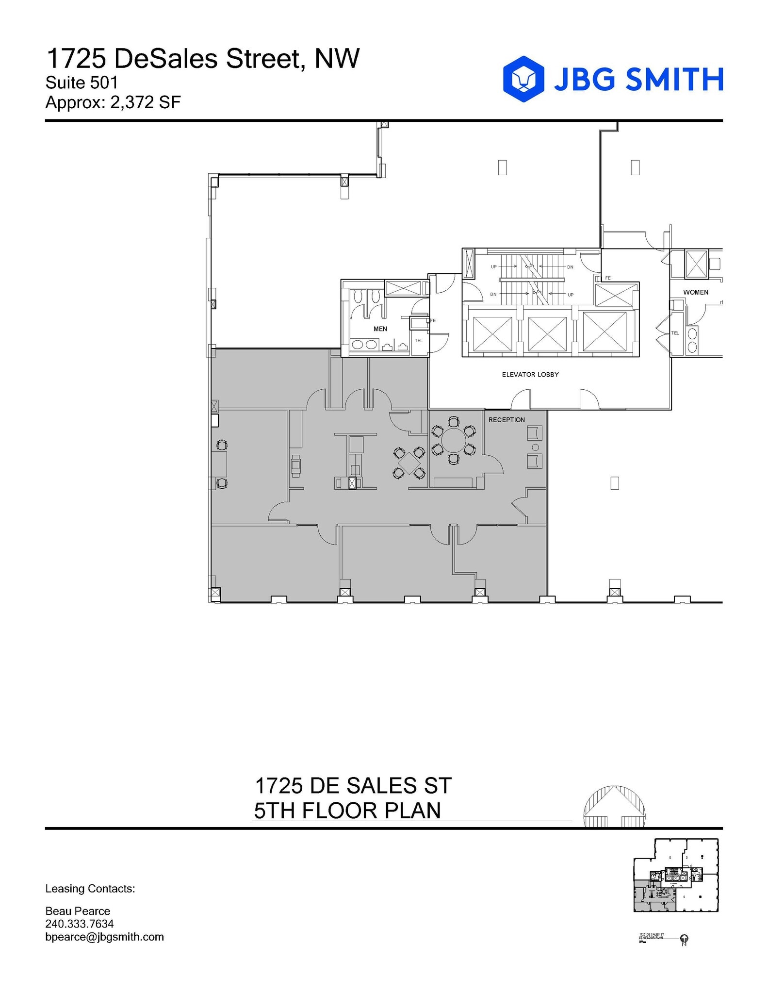 1725 Desales St NW, Washington, DC for lease Building Photo- Image 1 of 1