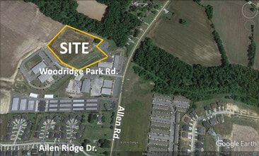 0 Woodridge Park Rd, Greenville, NC - AERIAL map view - Image1
