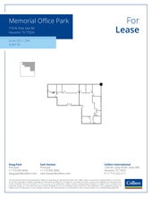 710 N Post Oak Rd, Houston, TX for lease Floor Plan- Image 2 of 2