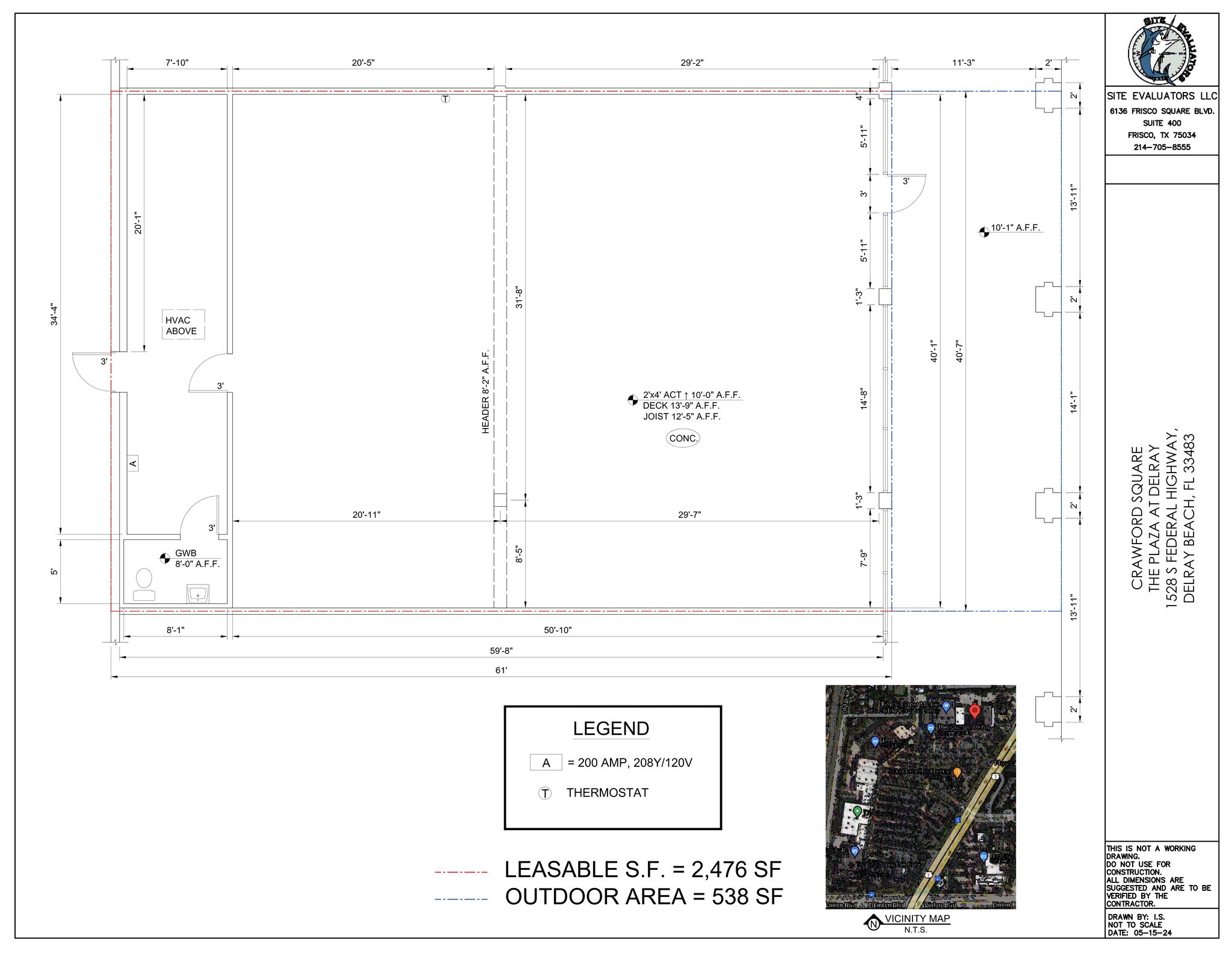 1490-1732 S Federal Hwy, Delray Beach, FL for lease Site Plan- Image 1 of 6