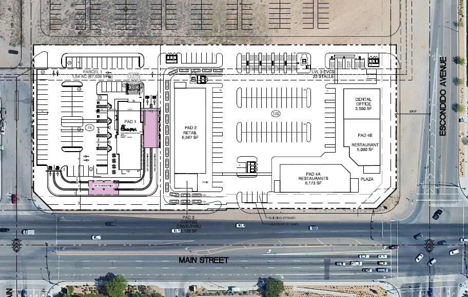 NEC I-15 & Main St, Hesperia, CA for lease - Site Plan - Image 3 of 3