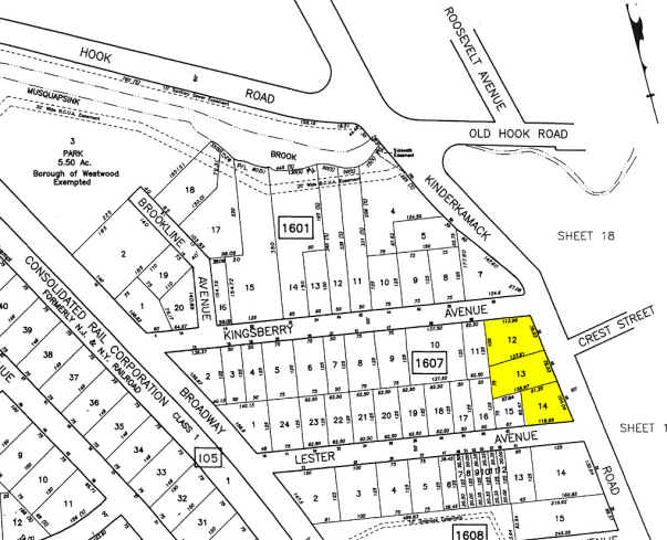 39 Kinderkamack Rd, Westwood, NJ for sale - Plat Map - Image 3 of 5