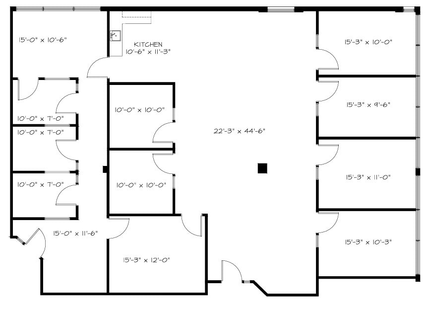 1705-1749 St Laurent Blvd, Ottawa, ON for lease Floor Plan- Image 1 of 1