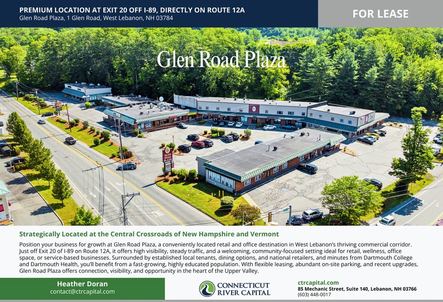 1 Glen Rd, West Lebanon, NH for lease - Aerial - Image 2 of 12
