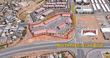 1190 Selmi Dr, Reno, NV - AERIAL  map view - Image1