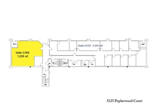 3101 Poplarwood Ct, Raleigh, NC for lease Floor Plan- Image 1 of 1