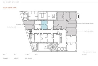 57-65 Post St, San Francisco, CA for lease Floor Plan- Image 1 of 1
