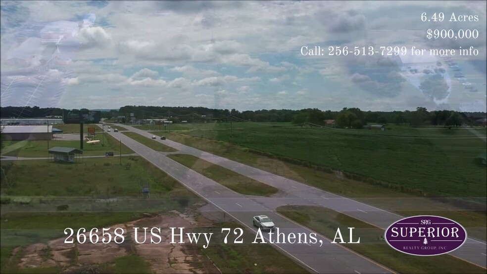 26659 Highway 72, Athens, AL for sale - Commercial Listing Video - Image 1 of 1