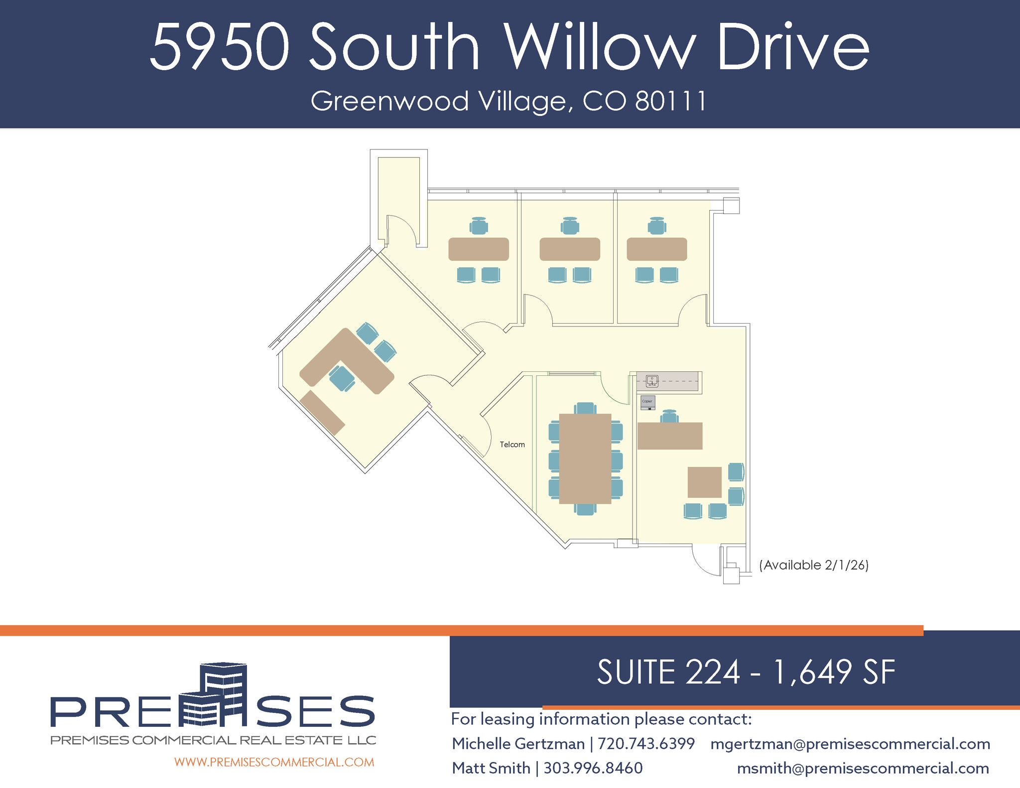 5950 S Willow Dr, Greenwood Village, CO for lease Floor Plan- Image 1 of 1