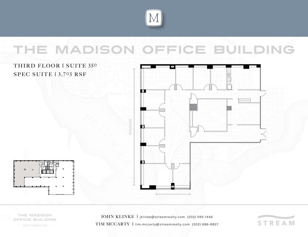 1155 15th St NW, Washington, DC for lease Floor Plan- Image 1 of 1