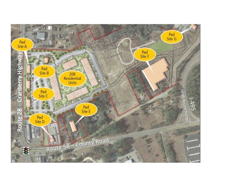 12 Cranberry Highway, Rochester, MA for sale - Aerial - Image 1 of 2