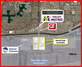 SWC 40th St, Phoenix, AZ - AERIAL  map view