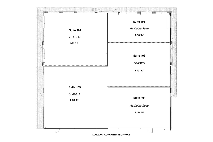 10172 Dallas Acworth Hwy, Dallas, GA for lease - Building Photo - Image 3 of 8